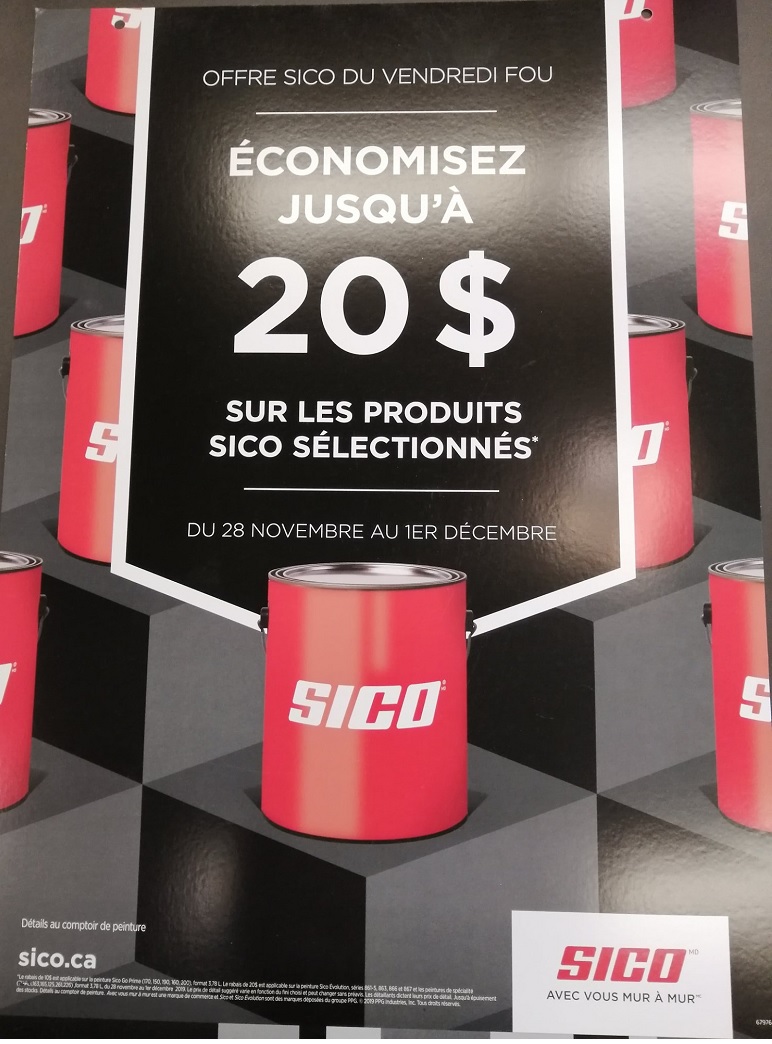 Promotion Sico Novembre-Décembre 2019