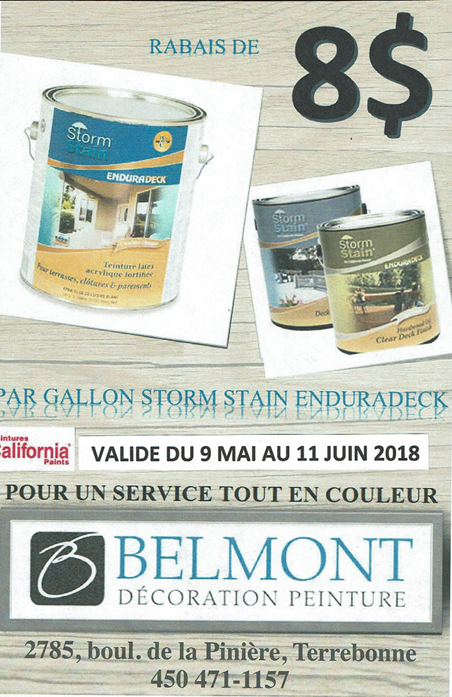 Promotion Belmont Juin 2018